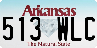 AR license plate 513WLC