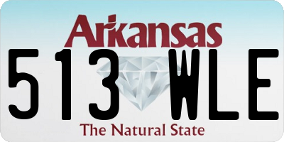 AR license plate 513WLE