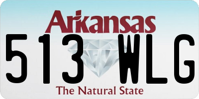 AR license plate 513WLG