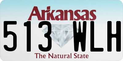 AR license plate 513WLH