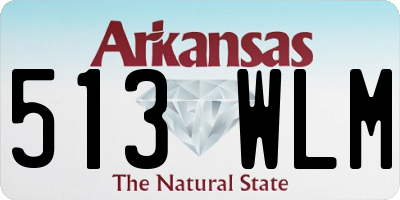 AR license plate 513WLM