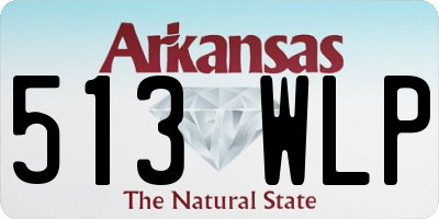 AR license plate 513WLP
