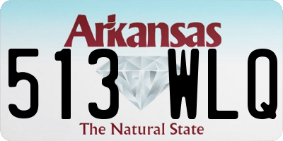 AR license plate 513WLQ