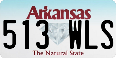AR license plate 513WLS