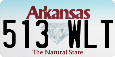 AR license plate 513WLT