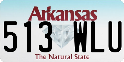 AR license plate 513WLU