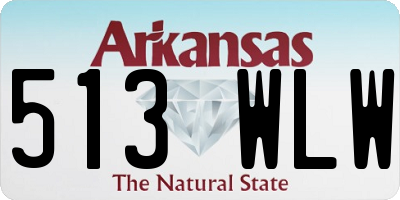 AR license plate 513WLW