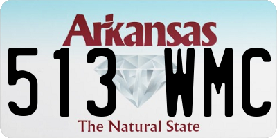 AR license plate 513WMC