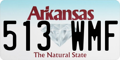 AR license plate 513WMF