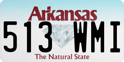 AR license plate 513WMI
