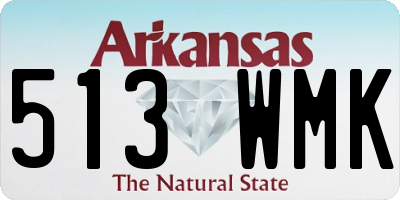 AR license plate 513WMK