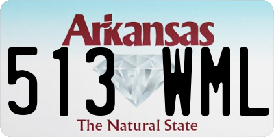 AR license plate 513WML