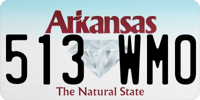 AR license plate 513WMO