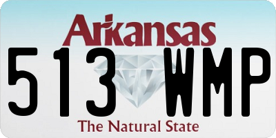 AR license plate 513WMP