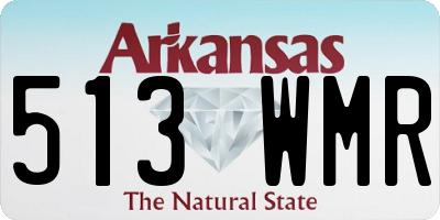 AR license plate 513WMR