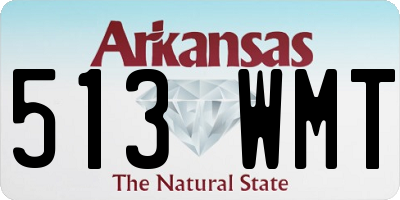 AR license plate 513WMT
