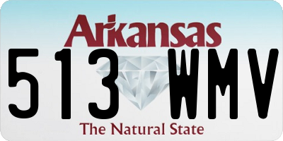 AR license plate 513WMV