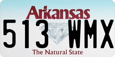 AR license plate 513WMX