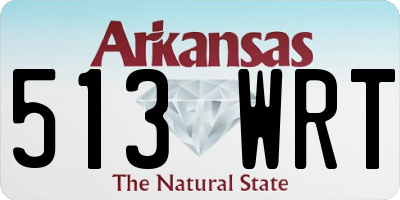 AR license plate 513WRT