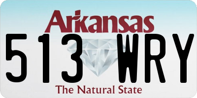 AR license plate 513WRY