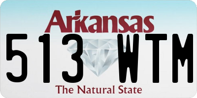 AR license plate 513WTM