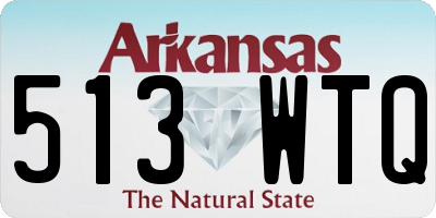 AR license plate 513WTQ