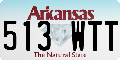 AR license plate 513WTT
