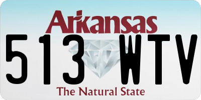 AR license plate 513WTV