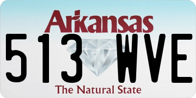 AR license plate 513WVE