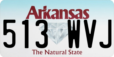 AR license plate 513WVJ