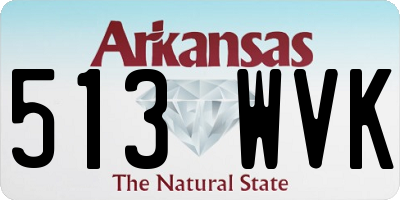 AR license plate 513WVK