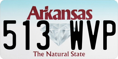 AR license plate 513WVP