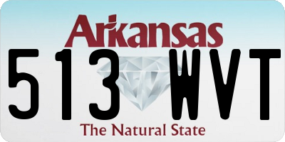 AR license plate 513WVT