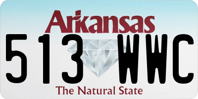 AR license plate 513WWC