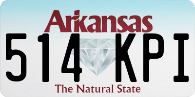 AR license plate 514KPI