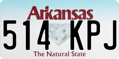 AR license plate 514KPJ