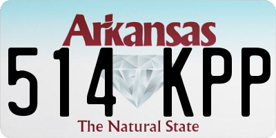 AR license plate 514KPP