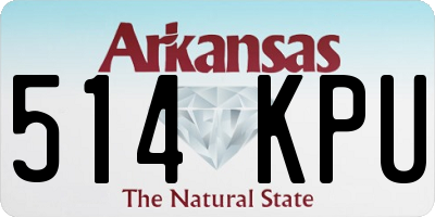 AR license plate 514KPU