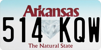 AR license plate 514KQW