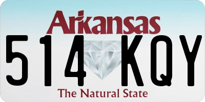 AR license plate 514KQY