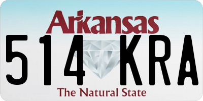 AR license plate 514KRA