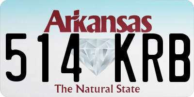 AR license plate 514KRB