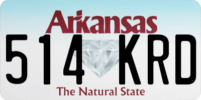 AR license plate 514KRD