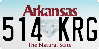 AR license plate 514KRG
