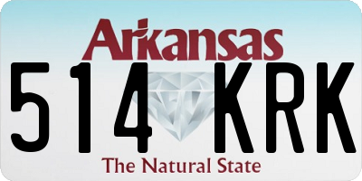 AR license plate 514KRK