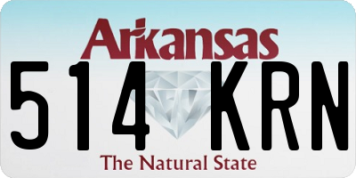 AR license plate 514KRN