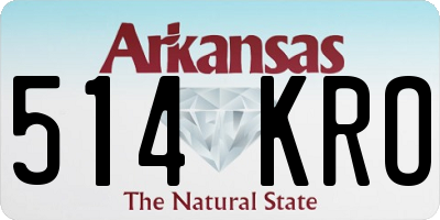 AR license plate 514KRO