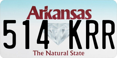AR license plate 514KRR