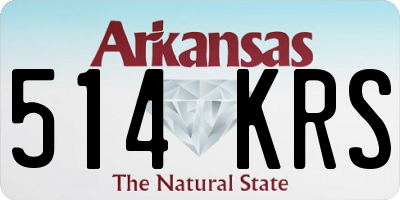 AR license plate 514KRS