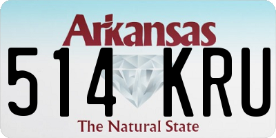 AR license plate 514KRU
